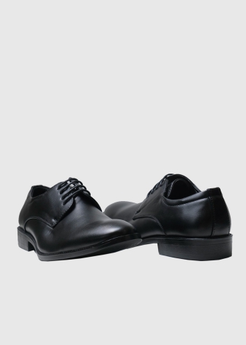 Emiliano melni vīriešu apavi-derbi - back