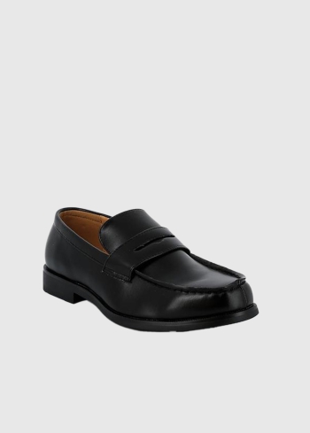 Modesto melni vīriešu mokasīni - back