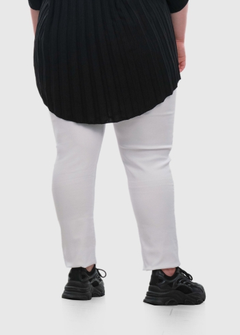 Neiva Lielo izmēru balta bikses - back