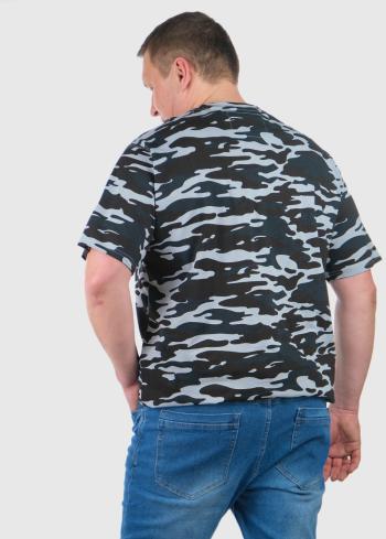 Mirko Lielo izmēru kamuflāžas vīriešu t-krekls - back