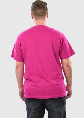 Aurelio Simple Lielo Izmēru tumši rozā vīriešu t-krekls - back