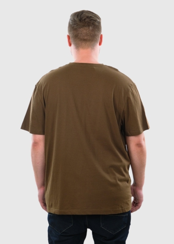 Aurelio Lielo izmēru brūns vīriešu t-krekls - back