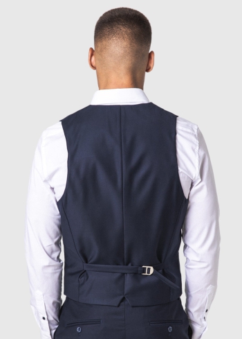Vinicio zila klasisks veste - back