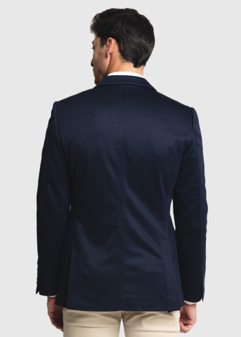 Vittorino tumši zila vīriešu žakete ar pogām - back