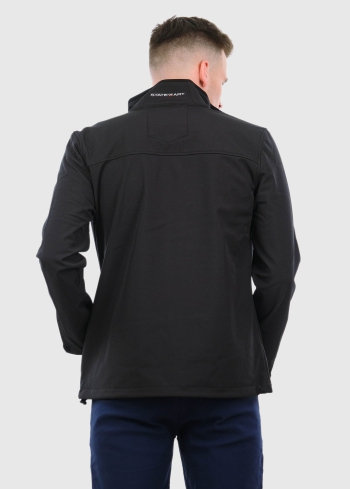 Baltassare melna vīriešu vējjaka - back