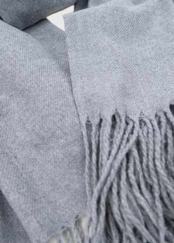 Marzia pelēka sieviešu šalle - back