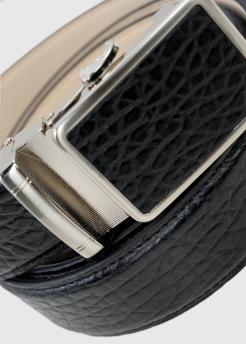 Mariano melna ādas josta - back