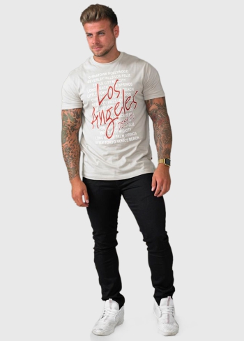 Guido Slim Fit Lielo izmēru melni vīriešu džinsi - back