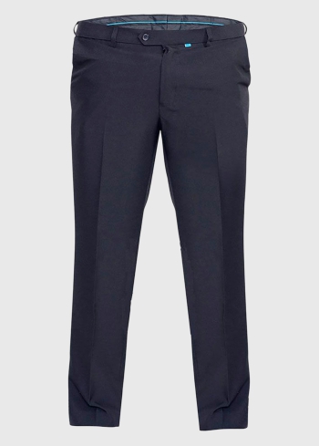 Alberto Lielo Izmēru melnas vīriešu bikses - back