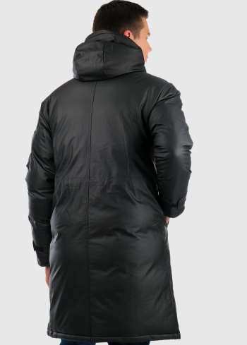 Fredo melna silta vīriešu jaka - back