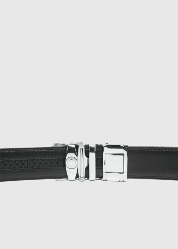 Natanaele zila josta ar metālisku sprādzi - back