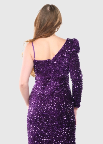 Eugenia violeta gara vakarkleita ar fliteriem - back