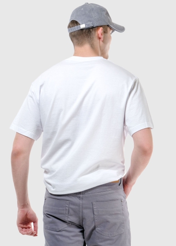 Cecilio balts vīriešu t-krekls - back