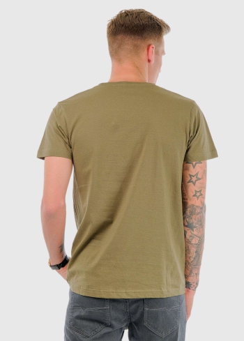 Aurelio haki vīriešu t-krekls - back