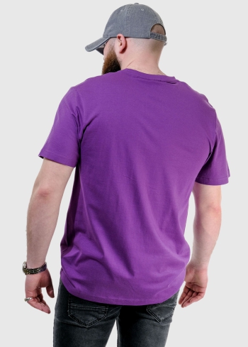 Aurelio Simple Lielo izmēru violets vīriešu t-krekls - back