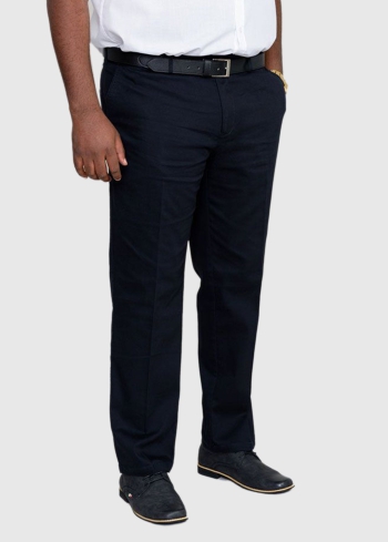 Italo Lielo izmēru tumši zilas vīriešu bikses - back