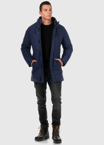 Latvijā ražota Premium jaka ar kapuci - back