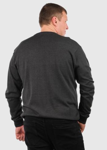 Eraldo Lielo izmēru tumši pelēks vīriešu džemperis - back