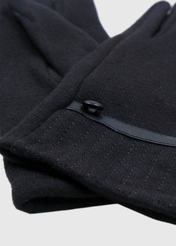 Pierina melni sieviešu cimdi - back