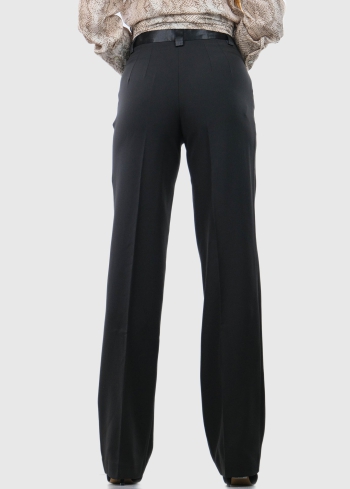 Clarissa melnas sieviešu bikses - back