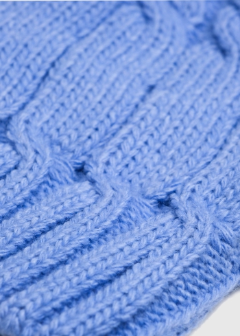 Feliciana zila adīta cepure - back