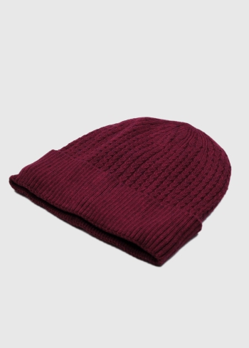 Tacito bordo cepure ar kažokādas oderi - back