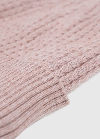 Tacito bēša cepure ar kažokādas oderi - back