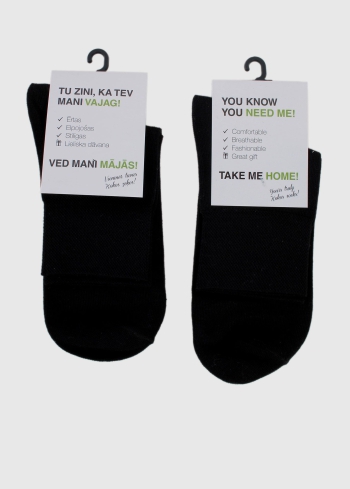 Felicia melnas sieviešu zeķes - back