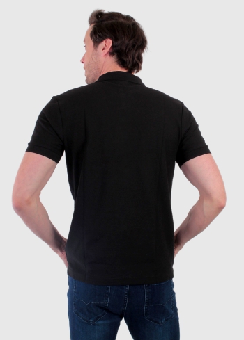 Gerardo melns vīriešu polo krekls - back