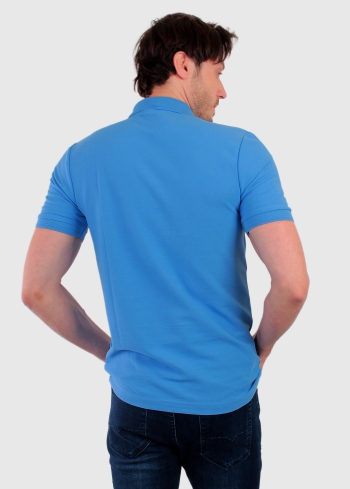 Ermanno zils vīriešu polo krekls - back