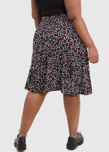 Addolorata Lielo izmēru svārki ar rakstu - back