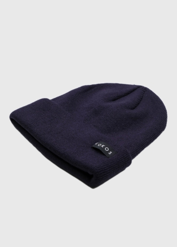 Romina tumši zila cepure ar logotipu - back