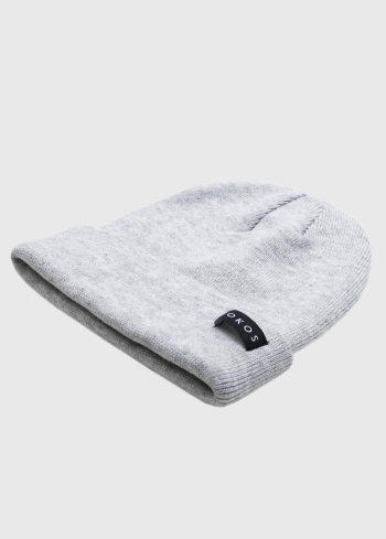 Romina pelēka cepure ar logotipu - back