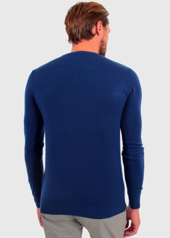 Samuele zils vīriešu džemperis - back