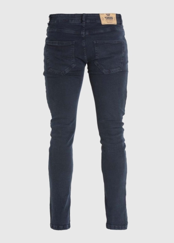 Dante Slim Fit Lielo Izmēru tumši zili džinsi - back