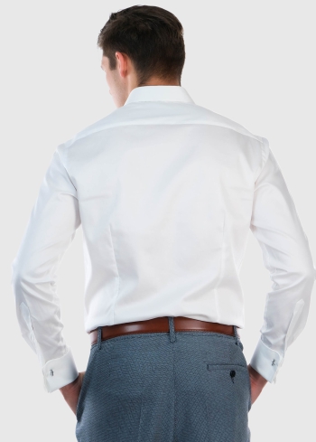 Abramo vīriešu balts krekls - back