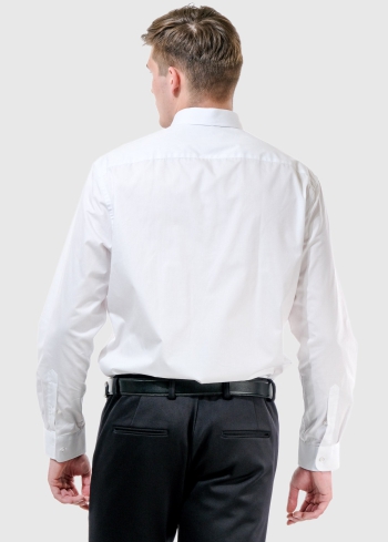 Regular Fit balts krekls - back