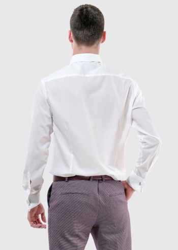 Pellegrino Slim Fit balts krekls - back