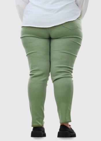 Neiva Lielo izmēru gaiši zaļas bikses - back