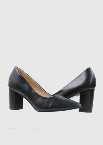 Elena melnas sieviešu kurpes - back