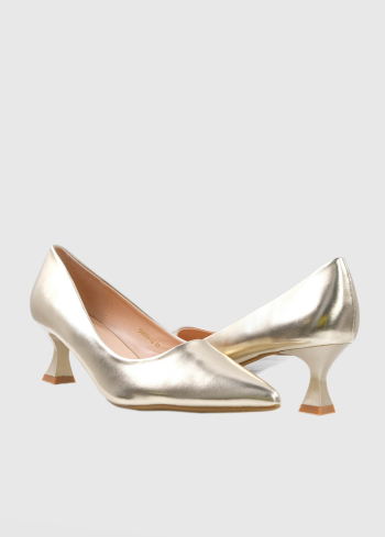 Edmonda zelta sieviešu kurpes - back