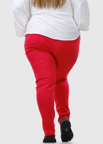 Neiva sarkanas sieviešu bikses - back