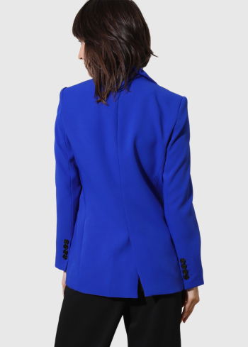 Alfreda zila sieviešu žakete - back