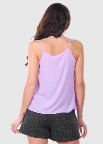 Dafne gaiši violets tops ar izšuvumu - back