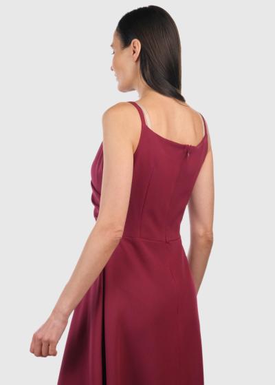 Grazia bordo vakarkleita ar izgriezumu  - back