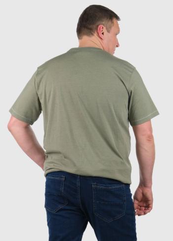 Hibbert Lielo izmēru haki t-krekls - back