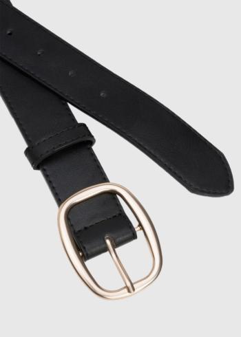 Burlanda melna sieviešu josta - back