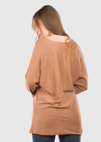 Mattea brūns džemperis - back