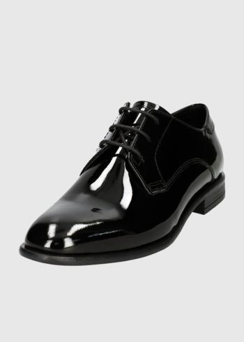 Bugatti Melni ādas vīriešu apavi - back