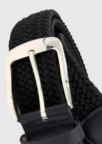 Alonzo melna vīriešu josta - back